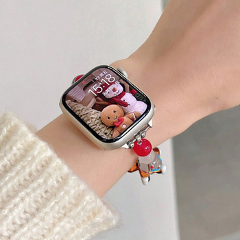 Caedier Apple Watch gyöngyös szíj – Minimalista stílus, Anyag: Más