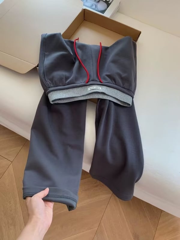 Dámske voľnočasové nohavice s vysokým pásom, polyesterový zmes, rovný až široký strih, pohodlné