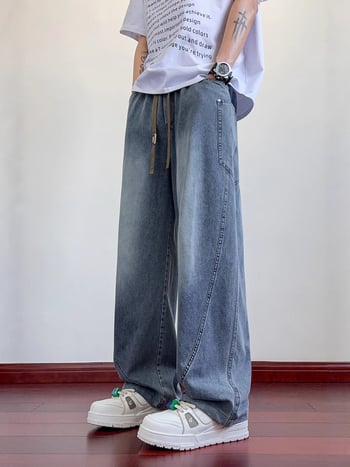 Traperice Lyocell denim, ravno kroj, srednji pojas, ljetni komad