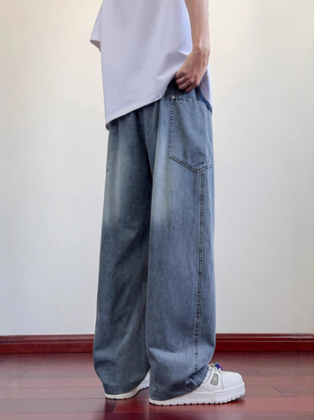 Traperice Lyocell denim, ravno kroj, srednji pojas, ljetni komad