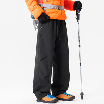 Vyriniai medvilniniai kelniai su grafenu, vėjo ir vandens atsparūs, fliso pamušalas, tiesus kirpimas, vidutinės talijos, kasdieniam naudojimui