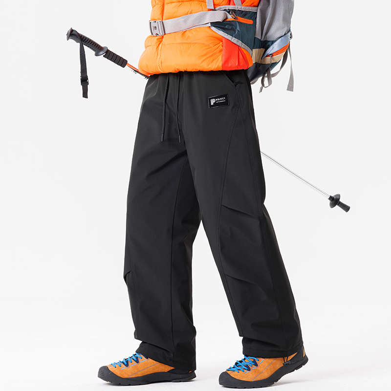 Vyriniai medvilniniai kelniai su grafenu, vėjo ir vandens atsparūs, fliso pamušalas, tiesus kirpimas, vidutinės talijos, kasdieniam naudojimui