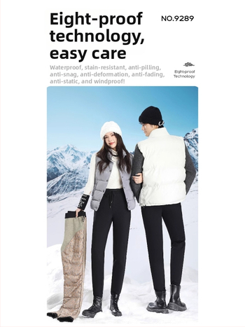 Püksid hane sulega, väline materjal nailon, keskmise talje, sirge lõige, pikkus 9/10