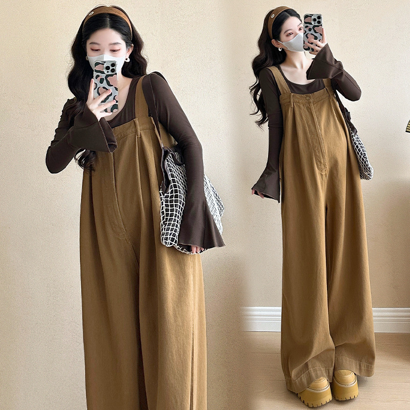 Trudnički hlače kostim, jednobojni, dugi rukavi, poliester-elastan smjesa (70–80% poliester, manje od 30% elastana), proljeće 2025