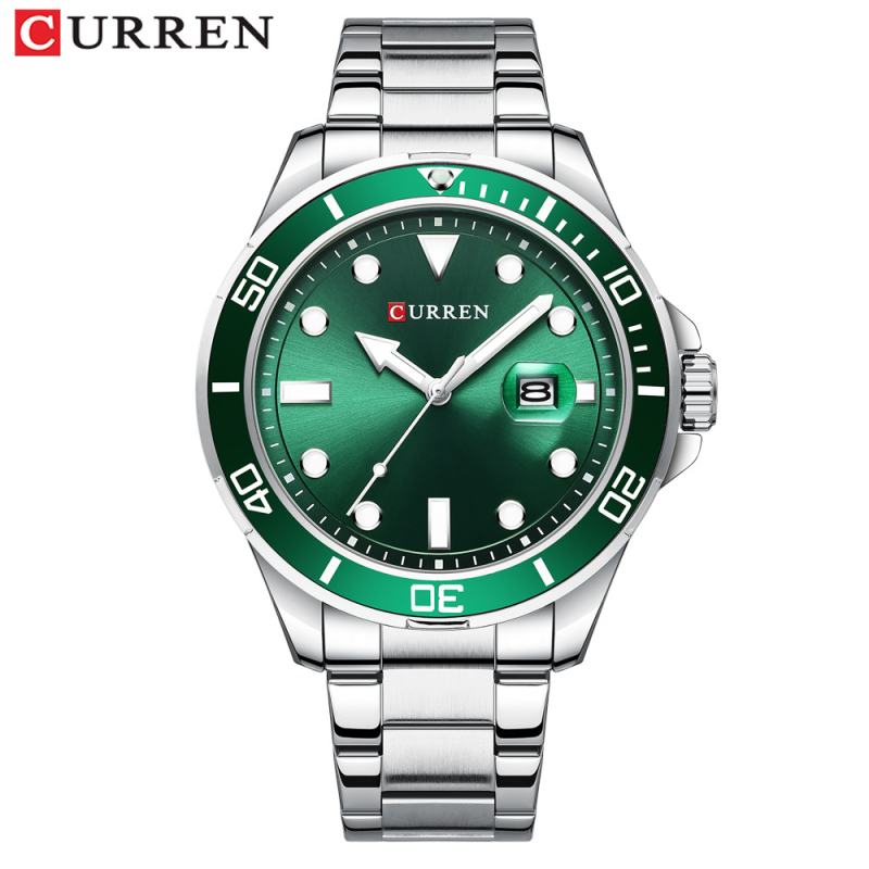 Muški sat Curren 8388 s kalendarom, kvarcni mehanizam Miyota/Seiko PC32, vodootpornost 30m, kućište od legure