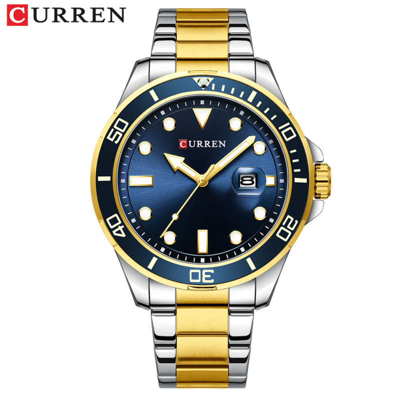 Muški sat Curren 8388 s kalendarom, kvarcni mehanizam Miyota/Seiko PC32, vodootpornost 30m, kućište od legure
