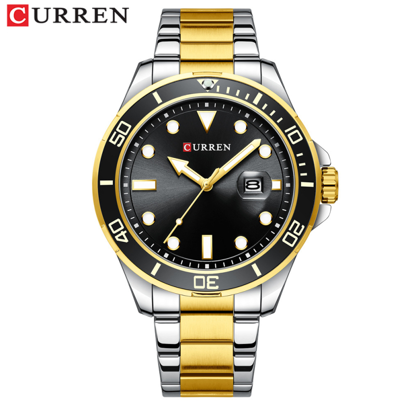 Muški sat Curren 8388 s kalendarom, kvarcni mehanizam Miyota/Seiko PC32, vodootpornost 30m, kućište od legure