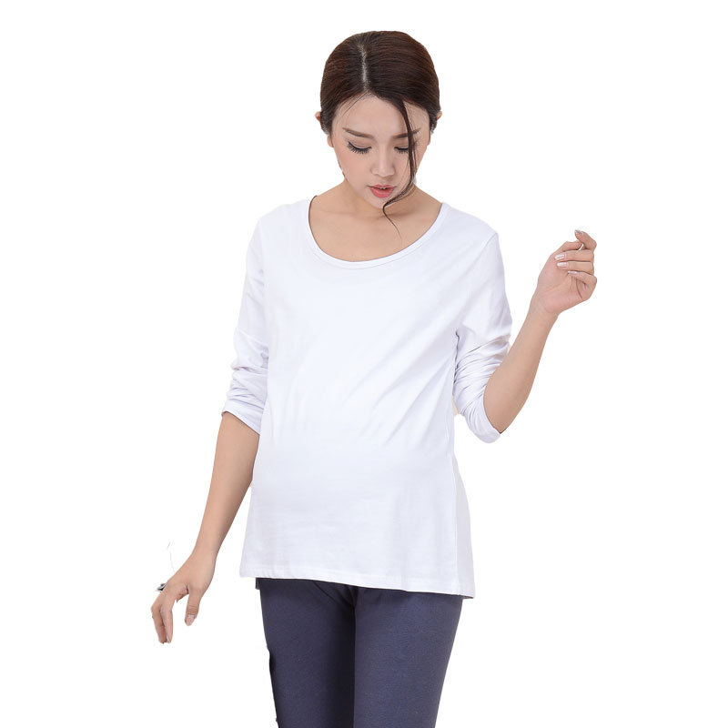 Traper hlače za trudnice s tregerima za potporu trbuha — pamuk 90%, spandex <30%, srednja debljina, slobodan kroj, duljina hlača