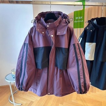 2025 rudens–ziemas brīva piegriezuma patchwork quilted īss jaka no kokvilnas auduma, apaļš kakls, 3/4 piedurknes, ķīniešu stils