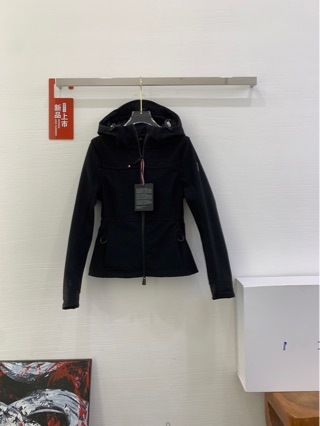 Ženska fleece windbreaker jakna s kapuljom, strukiranje, panelni detalji, korejski stil