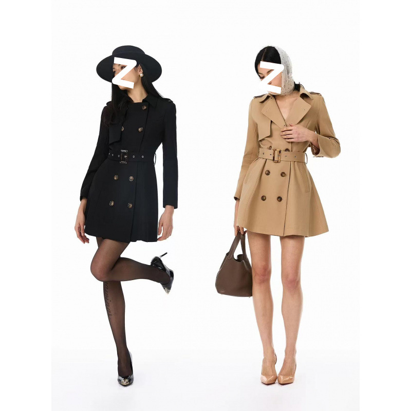 Sieviešu vēja jaka ar šauru siluetu, garas piedurknes, vidēja garuma, kakla apkakle, audums: konopju šķiedras + regenerētā celuloze (>95%), rudens 2025