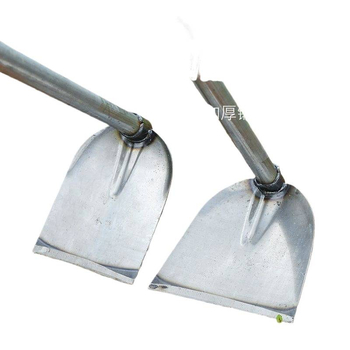 Манганова стомана мотика с заварена стоманена тръба, дълга дръжка, подходяща за засаждане на зеленчуци и оране, за копаене на бамбукови издънки