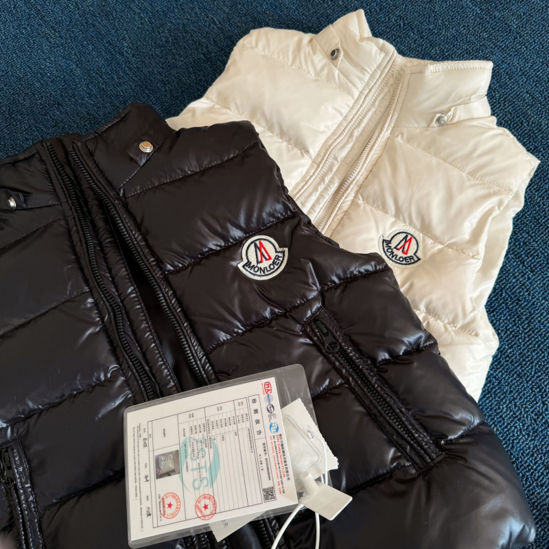 Bērnu pūkaina veste ar kapuci, korejiskais stils, rāvējslēdzējs, 95% balta pīles pūka, mīksts audums, ziemai