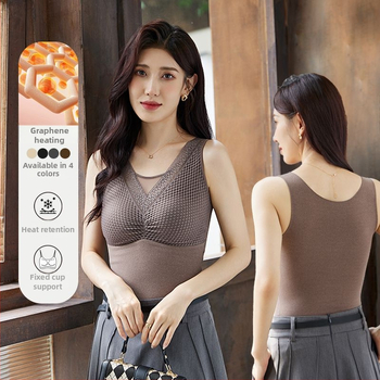 Жилетка с широки рамена, безшевна еднопарче, дантела, полиестер, есен-зима