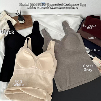 Terminio liemenė su V kaklu ir įsiūtomis krūties pagalvėlėmis, vieno sluoksnio, mišraus audinio, vidutinio svorio 181–200 g/m²