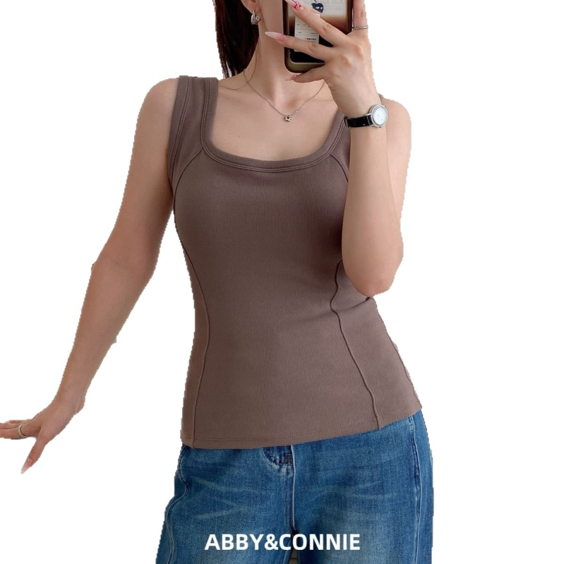 Moteriška termo liemenė su krūtinės pagalvė, dviejų sluoksnių poliesteris, velveto įdėklas, U formos kaklas, be rankovių