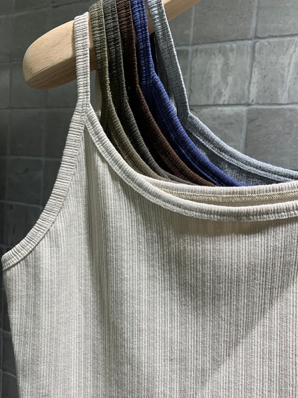 Ženski pleteni top s trakama, strappy stil, uski kroj, ultra kratka duljina, viskozno vlakno