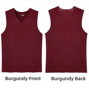 Vīriešu sporta bez piedurknēm ar platām pleciem - poliesters, 90-95% galvenā auduma saturs, V kakls, sporta stils, 141-160 g/m²