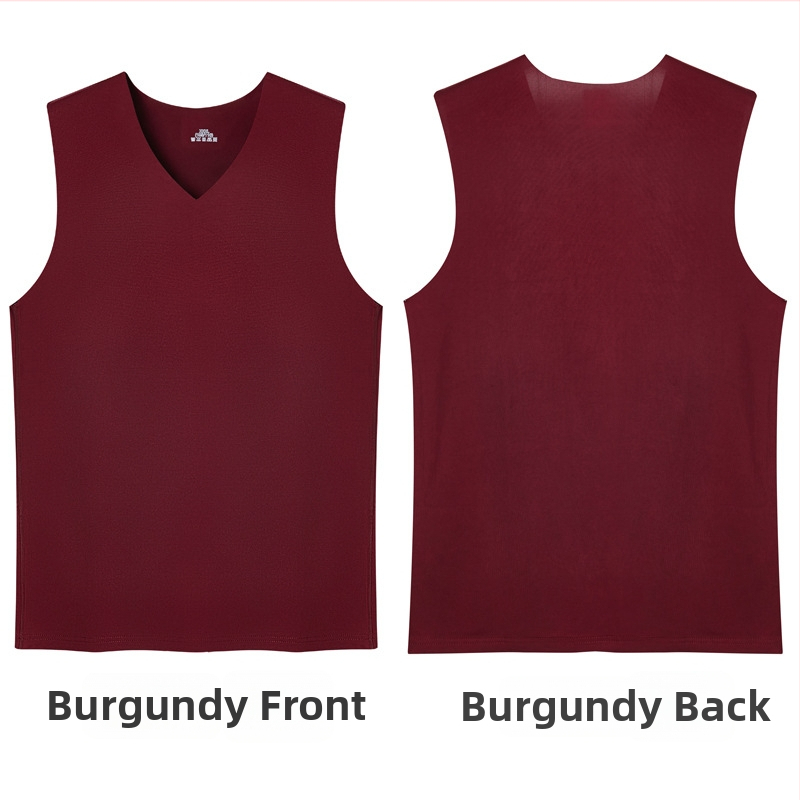 Meeste sportlik varrukateta vest - polüester, 90-95% peamine materjal, V-kaelus, sportlik stiil, 141-160 g/m²