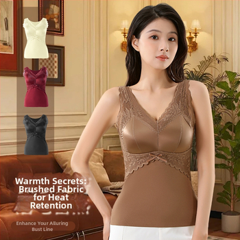 Moteriška terminė liemenė All-in-One su krūtinės pagalvėle, velūrinio fliso įdėklas, poliesteris 251–300 g/m²