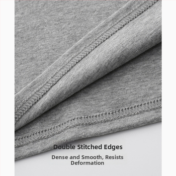 Мъжки потник с широки рамене, V-образно деколте, 100% памук, свободна кройка, тегло на тъканта 161–180 g/m2, за всички сезони