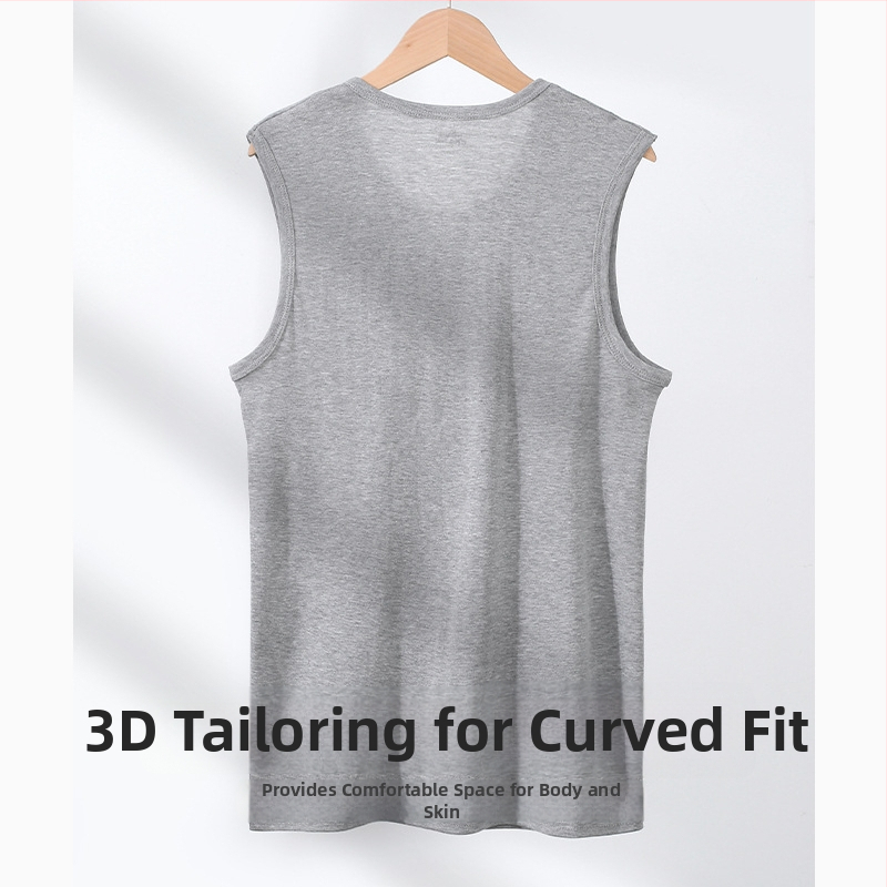 Meeste laiade õlgadega vest, V-kaelus, 100% puuvill, vaba lõige, riideaine kaal 161–180 g/m2, nelja aastaaja