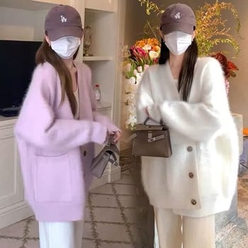 Etno stiliaus megztinis striukė be rankovių su V formos kaklu, laisvas kirpimas, PVC tinklo audinys, ilgis 50–65 cm