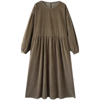 Costum matern: fustă midi și top cu mâneci lungi, tricot din bumbac 50–70%, toamnă 2023