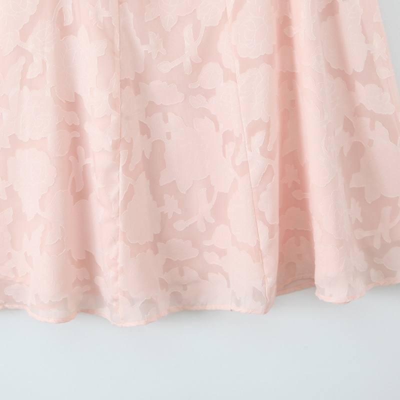 Ruha - Ujjatlan, hátsó kivágás, jacquard, poliészter-spandex, hosszú