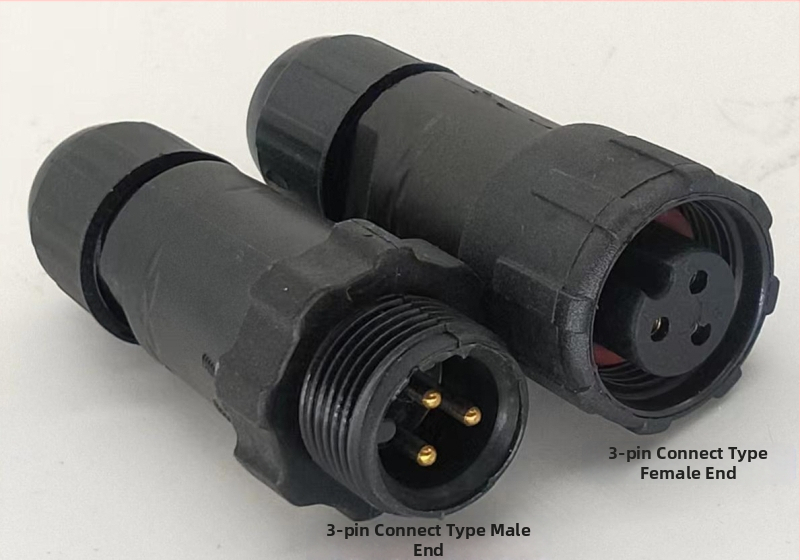 M14 водоустойчив авиационен конектор — щепсел и гнездо, 2–8 полюса, 220V, AC/DC интерфейс, медни контакти