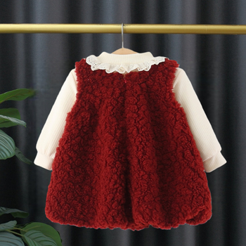 Dječja haljina princeza za djevojčice, crtani uzorak, poliester tkanina, podstava poliester 100%, za dob 1-3 godina