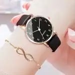 Női kvarcóra vékony szíjjal és kis számlappal, 37 mm-es számlap, ötvözet tokkal, műbőr szíj