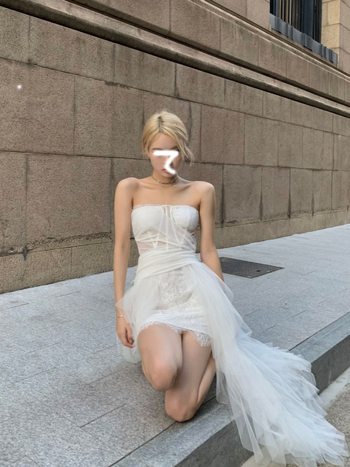 Ruha | Poliészter | Egyszínű | Aszimmetrikus szabású ruha | Ujjatlan | Magas derék (Poliészter; Egyszínű; Aszimmetrikus szabású ruha; Ujjatlan; Magas derék)