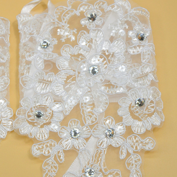 Menyasszonyi csipke kesztyű nőknek, minimalist design, dekoratív kiegészítő, 2024 tavasz