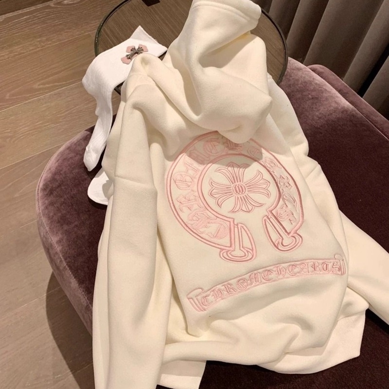 Ženski hoodie s kapuljom, geometrijski uzorak i vezenje, pamuk-poliester smjesa, širokog kroja, dugi rukavi