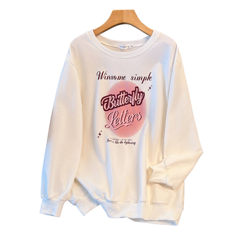 Ženski pulover s okruglim izrezom, dugi rukavi, tanak pamuk (80–90% pamuka), jesen 2024