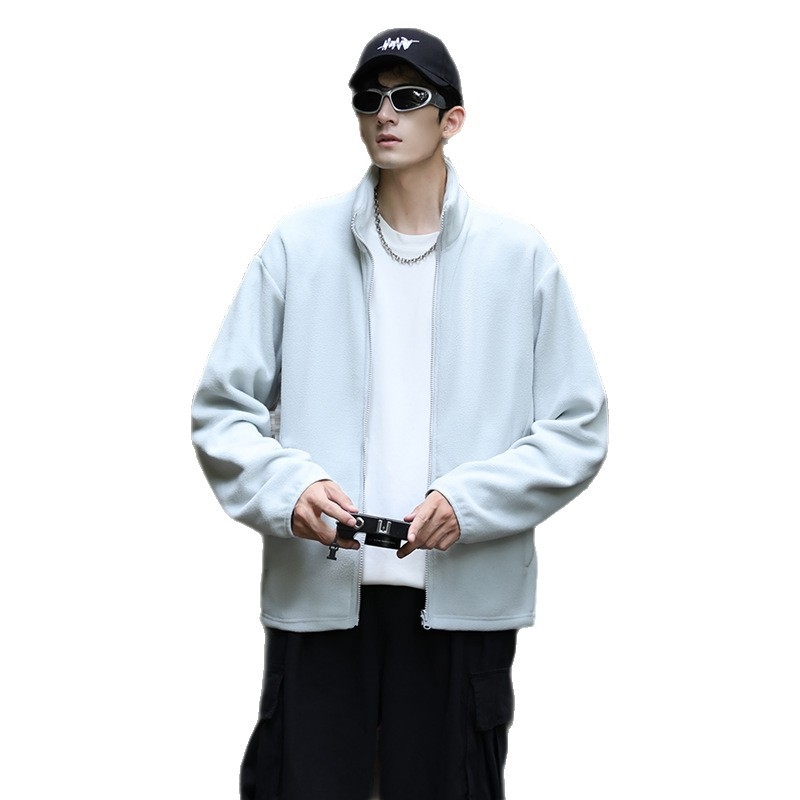 Καρντάγκιν φλις φούτερ, 100% πολυεστέρας, εκτύπωση λογότυπου, πλαϊνές τσέπες, άνοιξη και φθινόπωρο