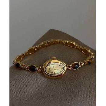 Sieviešu pulkstenis niche light luxury augstākās klases retro modes Maillard temperament — Biezums 10 mm; Nav ūdens izturība; Stils: Korejiešu stils; Izcelsme: Guangdong; Izlaiduma sezona: vasara 2025