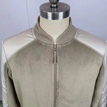 Ziemas flisa komplekts: flisa džemperis un flisa bikses, pūkains materiāls, divpusēja oderējums, noņemams, bez kapuces, universāls (Pildījums: 80)