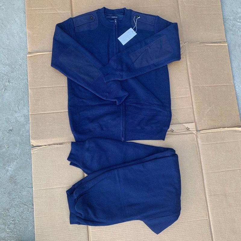 Flīsu jaka un bikses ziemai, universāls stils, kokvilnas maisījums, 20% samta saturs