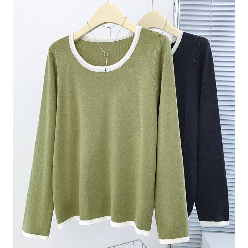 Pulover tricotat pentru mărime plus, cu glugă, din fibre de viscose, guler rotund, mâneci lungi, grosime medie, toamnă-iarnă 2025