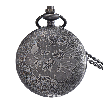 Ceas de buzunar‑pandantiv cu design craniu-fantomă, mișcare quartz SL68, cadran 47 mm, carcasă din aliaj de zinc, timp mondial și afișaj 24 de ore