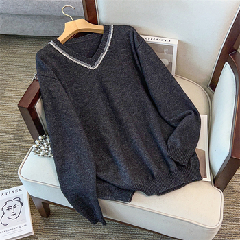 Megztinis su gobtuvu ir V kaklo iškirpte, storas, vidutinio ilgio, Arctic Velvet medžiaga, poliesteris ≥95%, A linijos siluetas