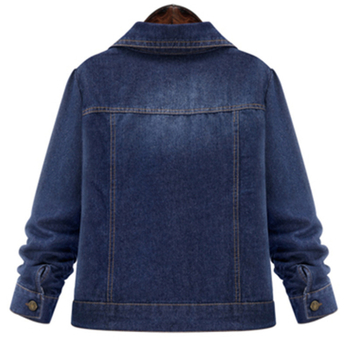 Palton scurt de femei din bumbac, culoare solidă, lungime 50–65 cm, mâneci lungi, guler rever