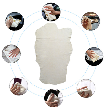 Dr. Deer avių odos automobilių valymo rankšluostis, daugiafunkcinis, 260 g, natūralios formos