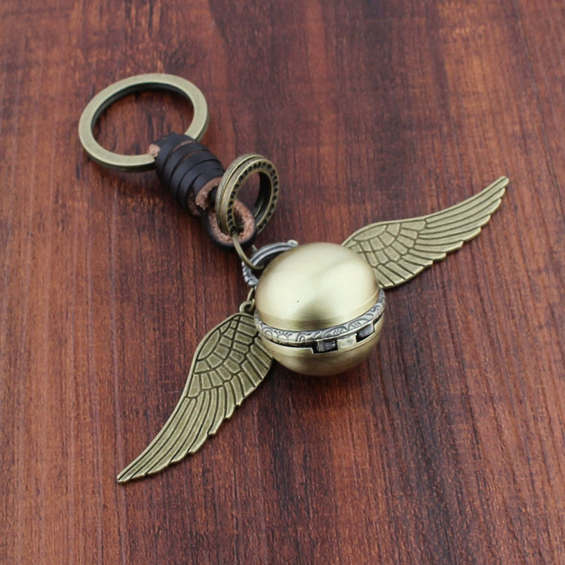 Ümmargune võtmehoidja kellaga, ripptangiga (Segamaterjal, Retro stiil)