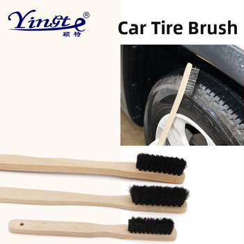 Четка за миене на автомобил за почистване на двигател, дървен материал, марка Yingte, производство в Jiangsu, 1 бр., персонализируема.