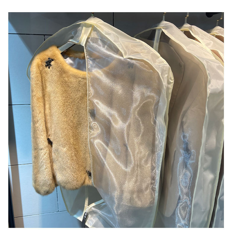 Bella kolmemõõtmeline hingav tolmukaitse norkmantlile — kõrge kvaliteediga riidekott riputamiseks