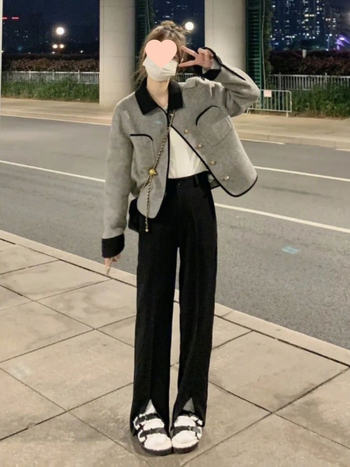 Sieviešu vilnas mētelis - Elegants sievietes stils, polo apkakle, garas piedurknes (Ziema 2025)