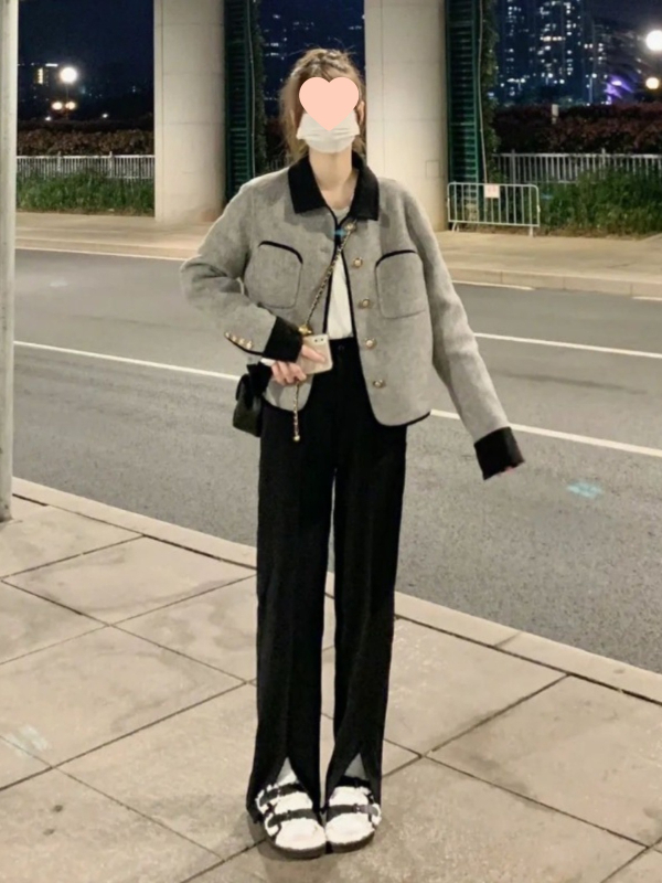 Sieviešu vilnas mētelis - Elegants sievietes stils, polo apkakle, garas piedurknes (Ziema 2025)